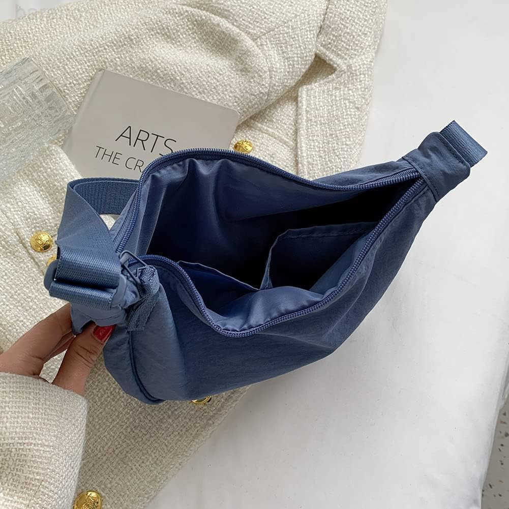 Crescent Womens Nylon Crossbody Hobo Sling Bag Lightweight Small Shoulder Purse M250903