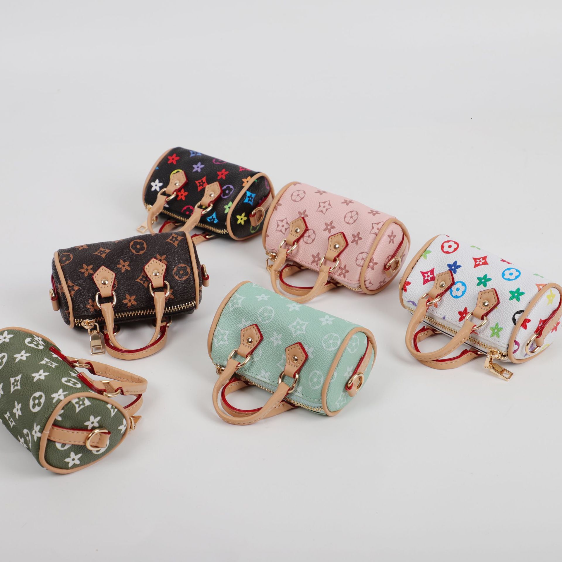 2025 New Mini Small Earphone Cute Creative Casual Pillow Bag Car Keychain Pendant for Women