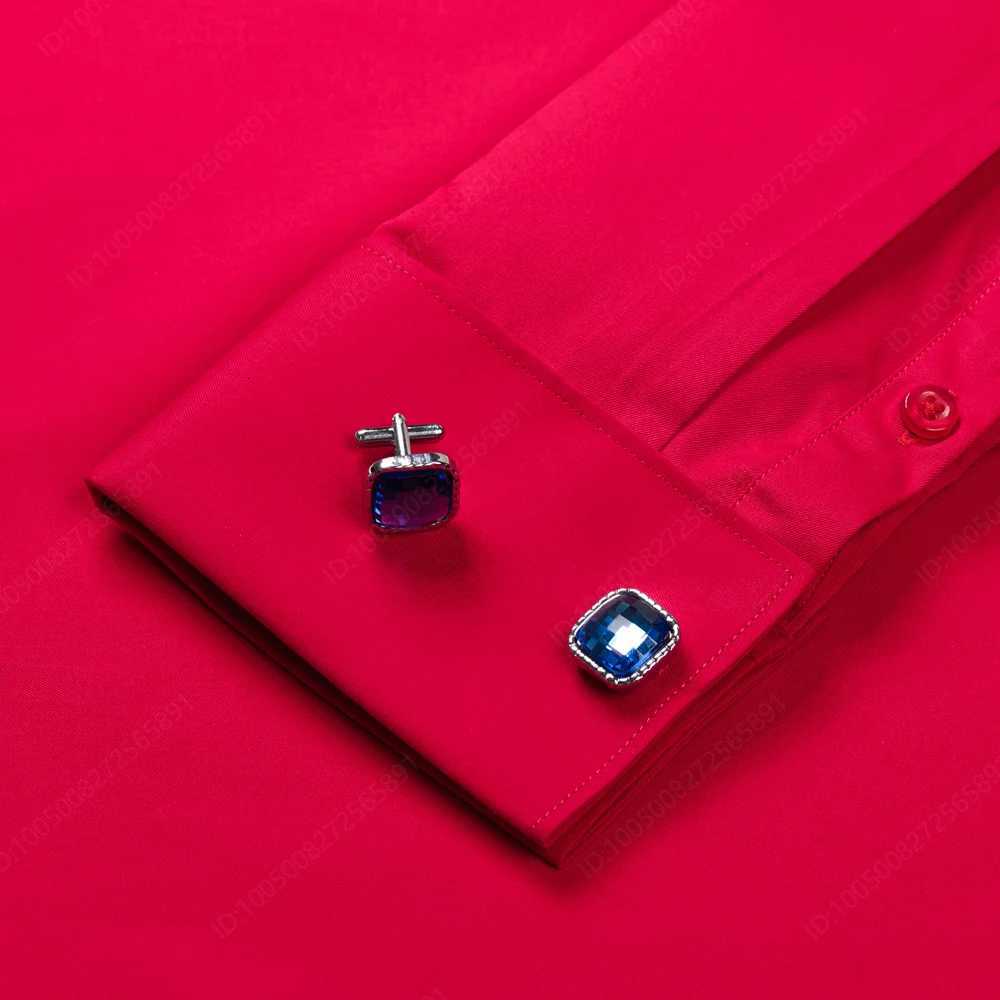 Mens Wedding French Cuff Fly Front Placket Dress Shirt Without Pocket Regularfit Formal Business Activities Long Sleeve Shirts X250903