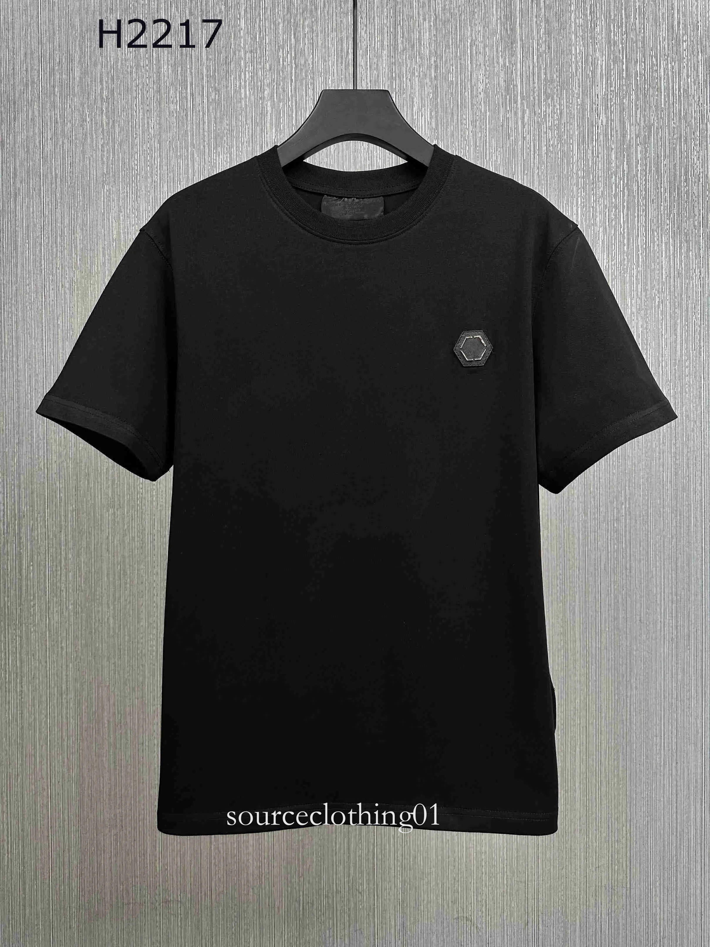 Philipps Pliein Shirt New T Shirt Over Size European Pliein Shirt American Fashion Luxury Men T Shirt Skull Polo Pp Tshirts High Quality Skulls Paris T-Shirt PP 8A9