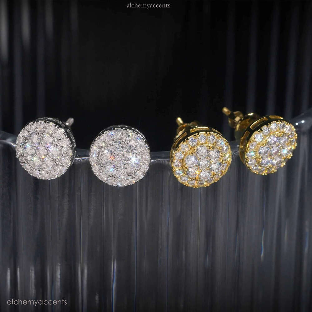 Madonna Fashion Dia Jewelry vvs Moissanite Sterg Sliver Women GRA Certificate Earrings