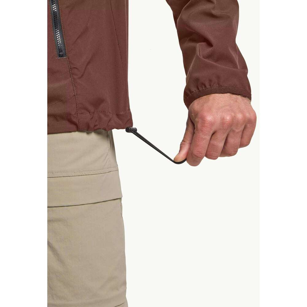 Men's Waterproof Ski Jacket Thin Warm Winter Windbreaker with Hood Casual Style Breathable Snowboard Coat Zipper Closure