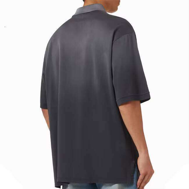 High Quality 100% Cotton Summer Casual Men's Polo Short Sleeve Solid Pattern Sports Shirt Fabric