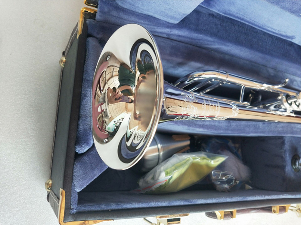 USA original Trumpet LT180S-37 silver-plated genuine Trumpet Bb musical instrument playing professionally Gift with New