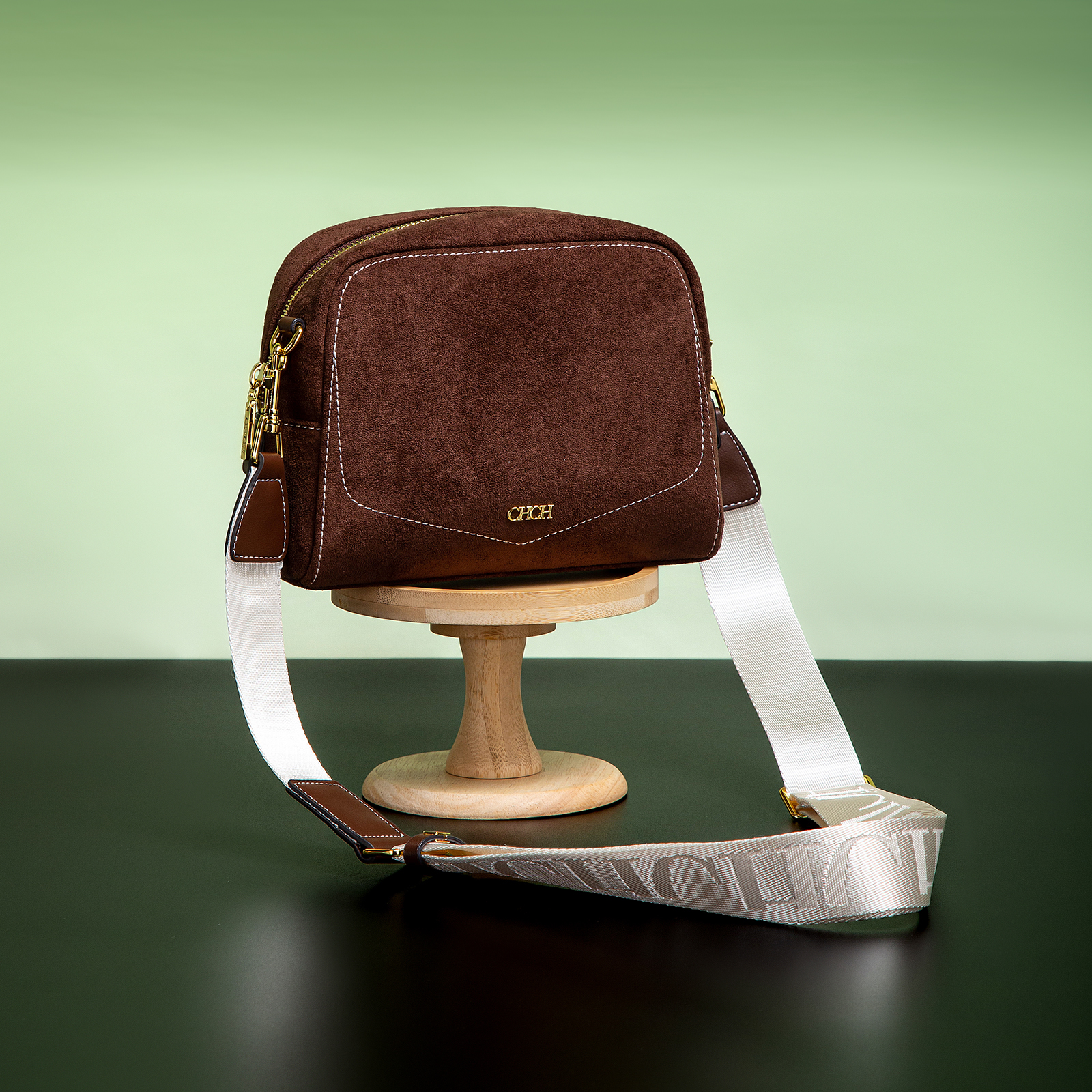 CHCH Classic Style Fashion Retro Women's Crossbody Bag Autumn and Winter New Women's Shoulder Bag Pure Colour Simple Fine Workmanship