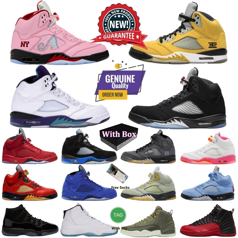 2026 New Designer Shoes 5s Basketball Shoes 5 11 12 Men shoes Sneakers Women Shoes Black Metallic Reimagined Grape Fire Red Tokyo Awake A Ma Maniere Trainers Runners