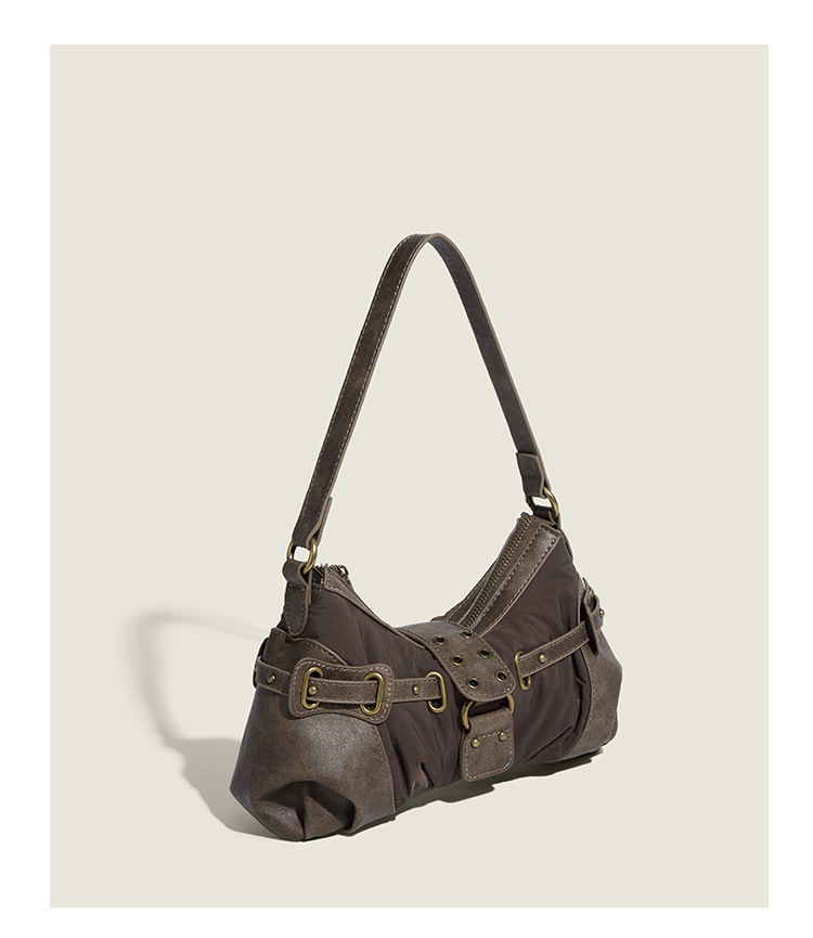 Autumn New Women s Shoulder Bag Retro Style Spicy Girl Handbag Autumn New Designer Bag Cool Women s Shoulder Underarm Bag