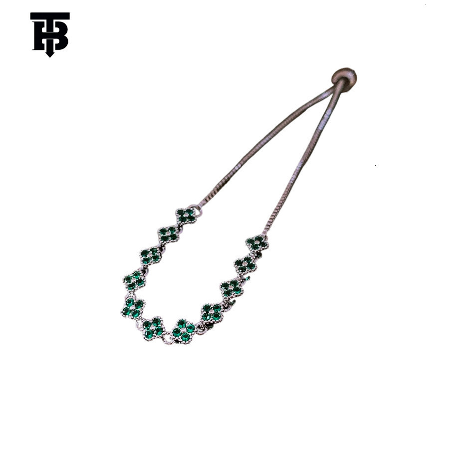 TB BHULAMTE Designer Lady Zircon Flower Bracelet Light Luxury High-end Bracelet Fashionable Small Multi-functional Jewelry