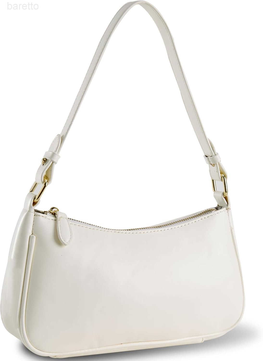 Crescent Shoulder Bag for Women Trendy Tote Handbag Purse Vegan Leather Clutch Handbag with 2 Removable Straps M250904