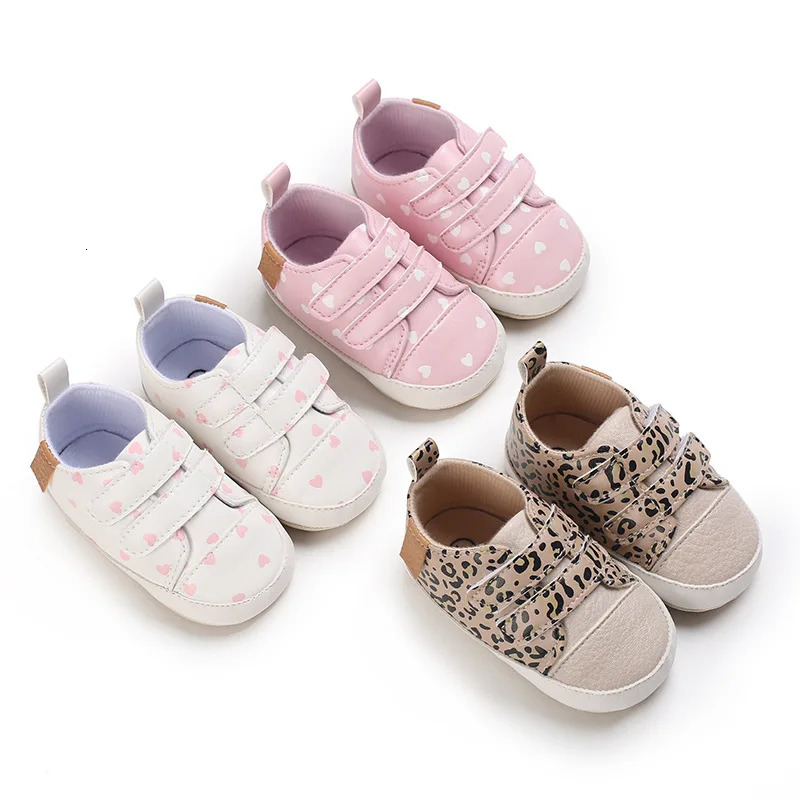 Meckior Baby Boy Girl Shoes PU Leather Sneakers Rubber Bottom Nonslip Lightweight First Walker Crib Shoes 018 Months 250902