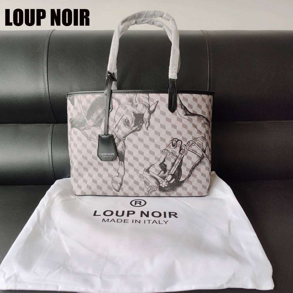 LOUP NOIR New Tote For Famous Brands Bag Casual Totes Large Capacity Noir Bag Shoulder Women Bags High Quality