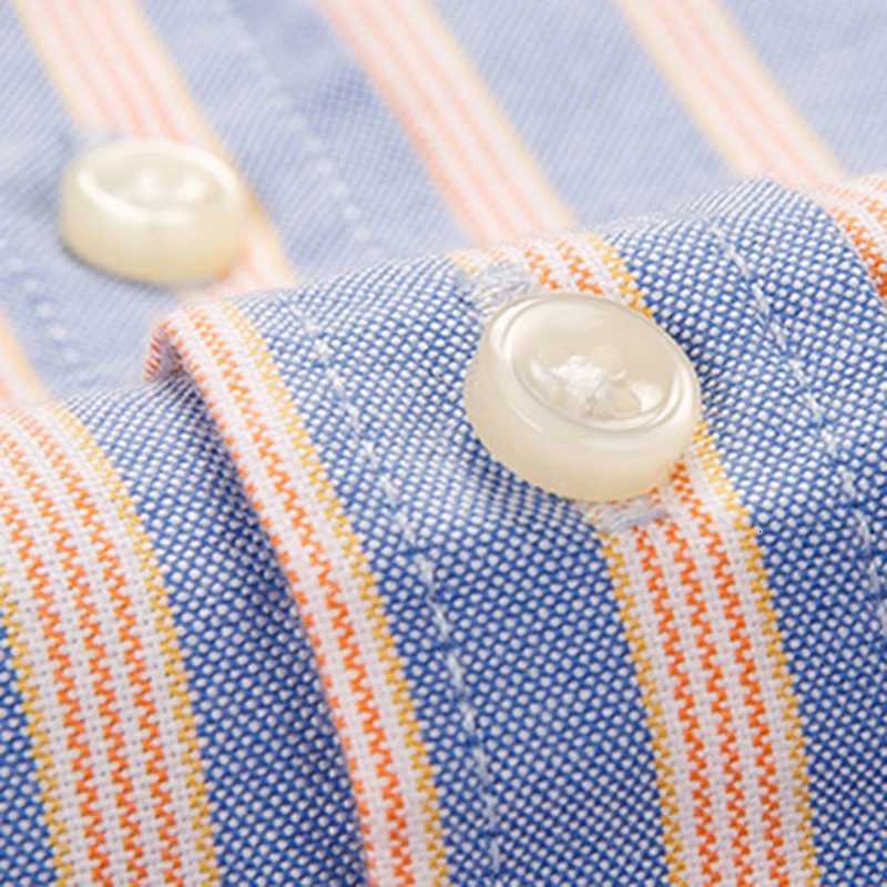 New100Cotton Smart Casual longsleeve shirts for men soft Oxford business regular fit shirt British wind elegant office clothes X250903