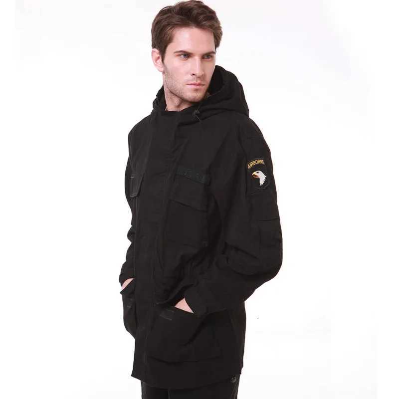 Classic M65 Mens Trench Coat Pure Cotton Outerwear Fleece Windbreaker Multi Pocket Tactical Jacket Men Clothing Coats A2F802 X250903