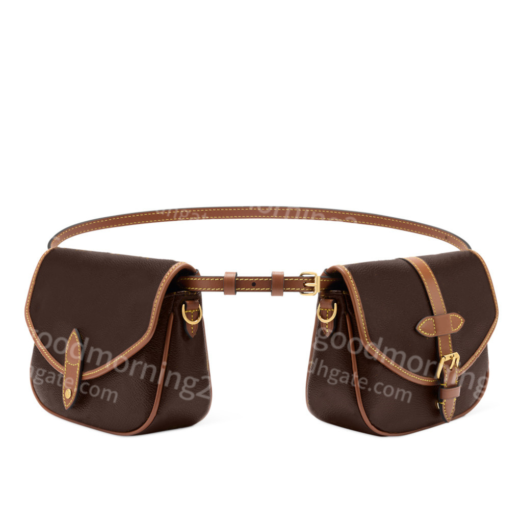 2025 Ladies Luxury Duo BB Bag Bumbag Waist Bags Waist Welt Pocket Belt Bag Crossbody Messenger Bag 10A TOP Quality Travel Purse Pouch