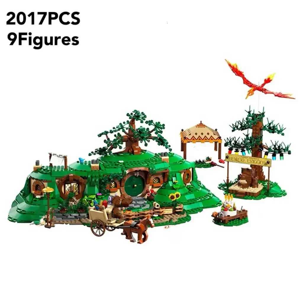 Kalein Popular Toy Building Series Shire Hobbit Cave Model Building Block Decoration Set Toy Childrens Christmas Birthday GiftXJ250903