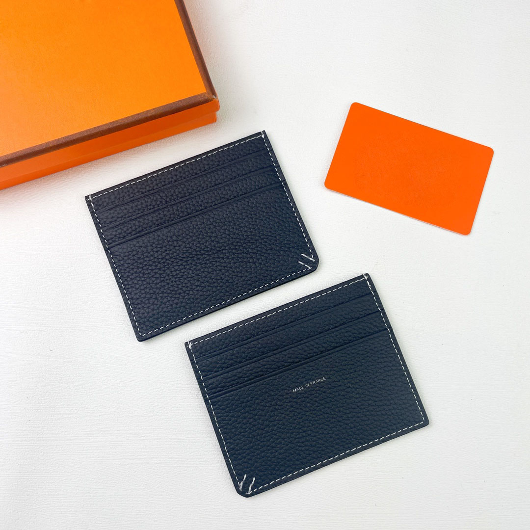 Luxury Card Holder Wallet Women Designers Purse Men Cardholder Designer Wallets Cowhide Keychian Bag Charm Pendants Classic Credit Card Slot Passport Cover