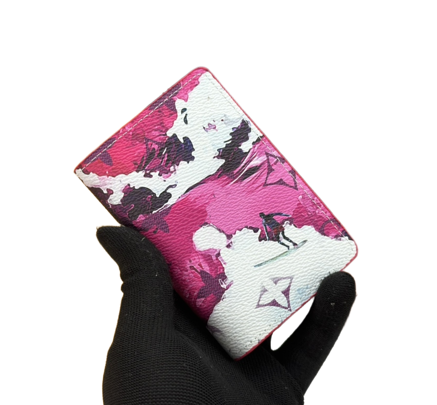 Luxury Unisex Designer Multiple-mini Wallet for Men & Women Classic Floral Monogrammed Small Card Holder High-Quality Stylish Pocket Organizer Short Purse with Box