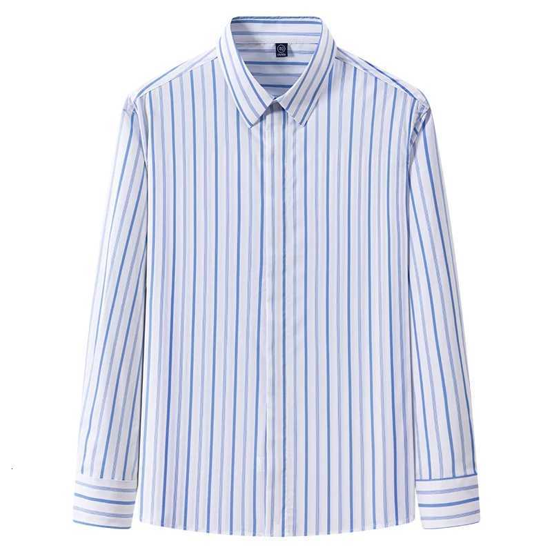 Hight qulity 95cotton striped long sleeve shirts for men slim fit formal plain shirt soft office business clothes england tops X250903