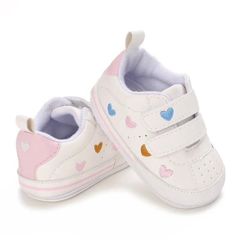 Meckior Baby Boy Girl Shoes PU Leather Sneakers Rubber Bottom Nonslip Lightweight First Walker Crib Shoes 018 Months 250902