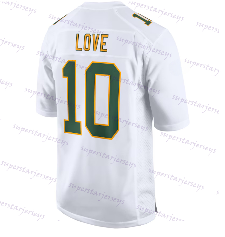 0 Golden 1 PARSONS Football 1923 Classic Jersey 10 Love Matthew Golden Josh Jacobs Tucker Kraft Xavier McKinney Jayden Reed Romeo Doubs Embroidered Po