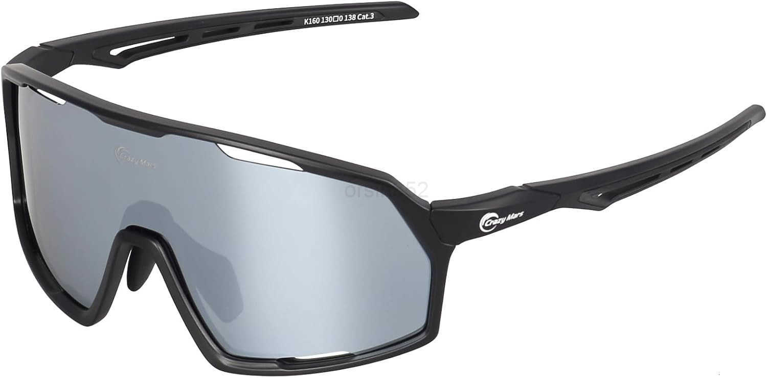 Polarized Sport Safety Sunglasses UV400 Protection Lightweight Glasses for Men Women Adjust for Cycling RunningW250903