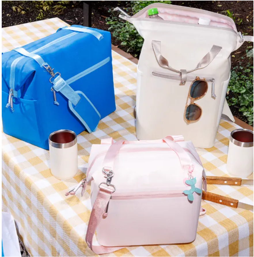 USA Local Warehouse All Day Julienne Mini Soft Lunch Bag Box Recycled Polyester 10 can 12 Hour Coog Travel Cooler Bags