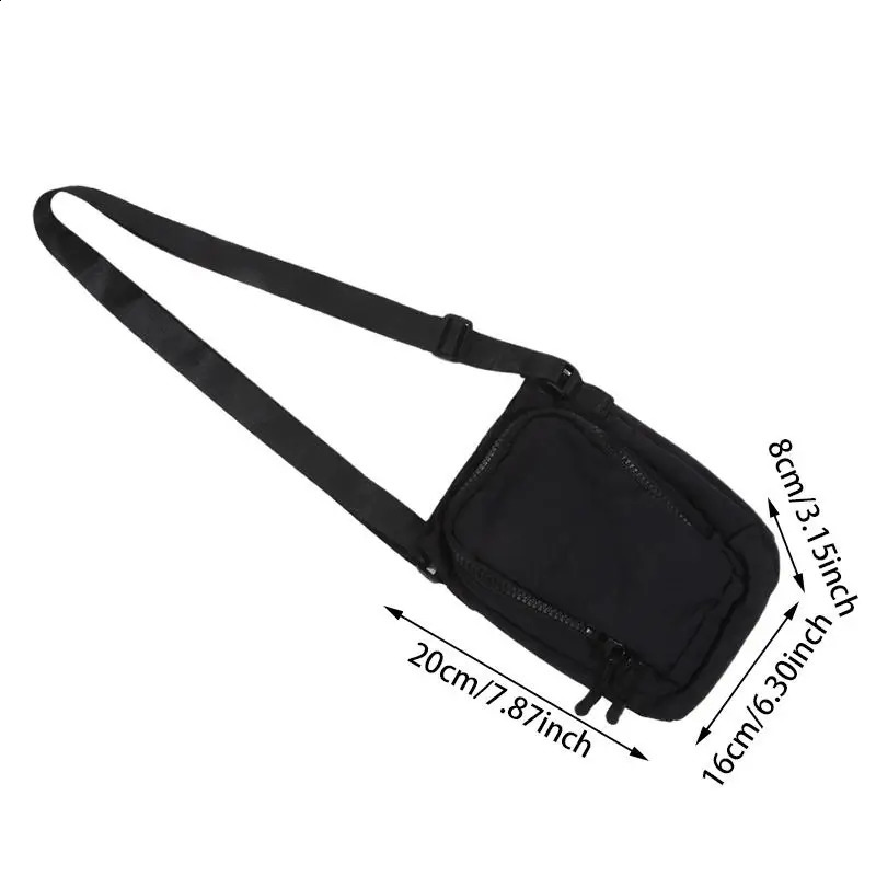Nylon Crossbody Shoulder Water Bottle Bag Mobile Phone Bag Waterproof Yoga Bag Running Sports Outdoor Portable Bag 250903