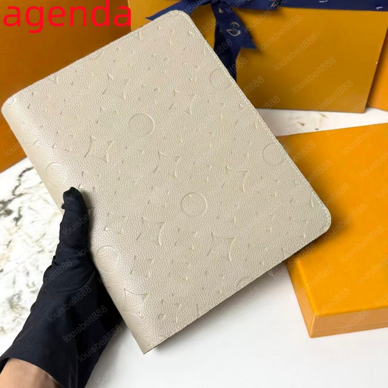 Free Shipping Agenda Large Desk agenda embossing Cover Holders Business office Notebook Diary Protective Case Card Holder Wallet Designers Notepad 18cm*23cm