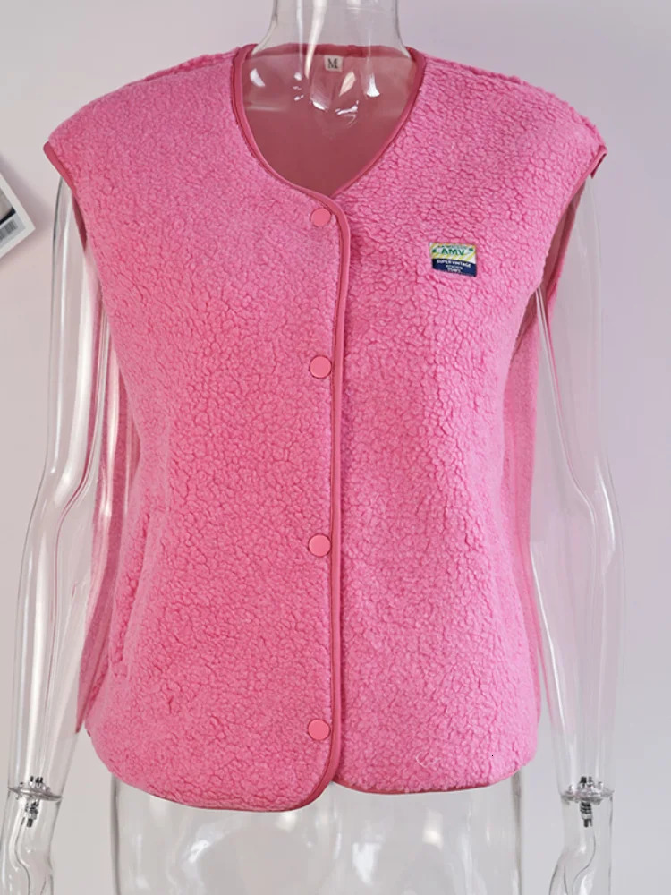 Spring Women Waistcoat Jacket Oneck Sleeveless Casual Coats Woman Autumn Outerwear Fashion Vests Elegant Lady Clothes 250903