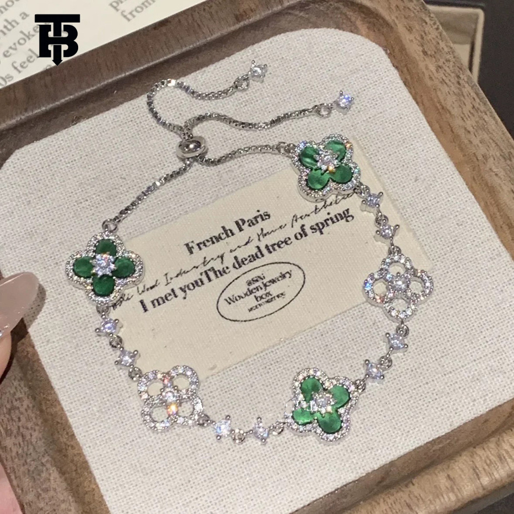 TB BHULAMTE For Women Offers Light Luxury High-end Fashionable Multi-purpose Daily Commuting Zircon Bracelet With A Simple And Niche Design Sense Z260