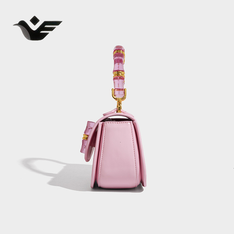 Feiyan Free Shipping New Designer Bag Luxury Shopping Bag Bamboo Knot Handbag Vintage Saddle Bag New Women's Bag High-end Small Bag Single Should