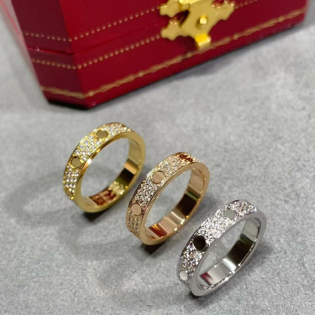 ring designer ring rings for women High quality Wedding souvenirs Valentine's Day Traveling essentials with box Wholesaler8