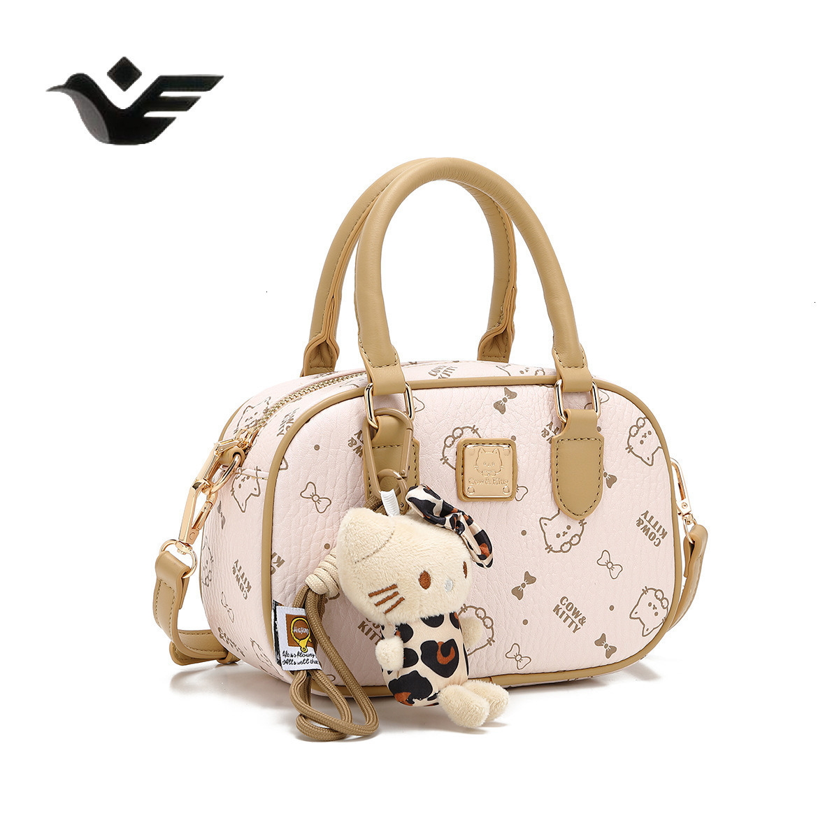 Feiyan Free Shipping New Designer Bag Luxury Shopping Bag Fashion Printed Elegant Handheld Bowling Bag For Women Casual Versatile High-end Cute Cross-