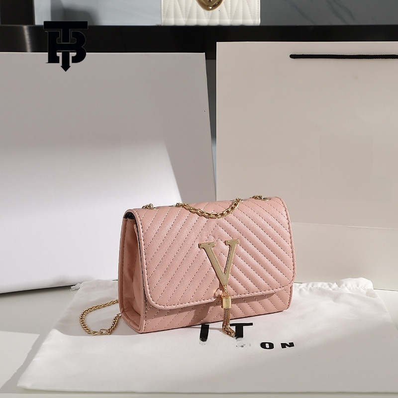 TB BHULAMTE Designer Fashion Women's Bag 2025 New Striped Floral Single-shoulder Bag V-shaped Fringed Luxury Crossbody Bag