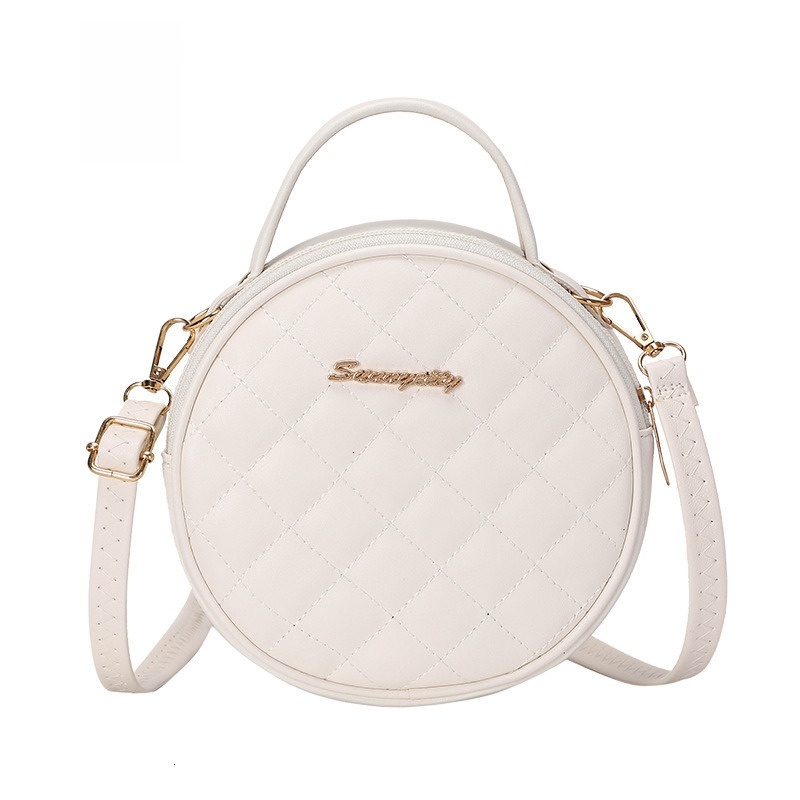 TB BHULAMTE Designer Fashion Women's Bag Summer New Sweet Girl Luxury Bag Style Small Round Bag Quilted Embroidery Small Bag Crossbody Bag