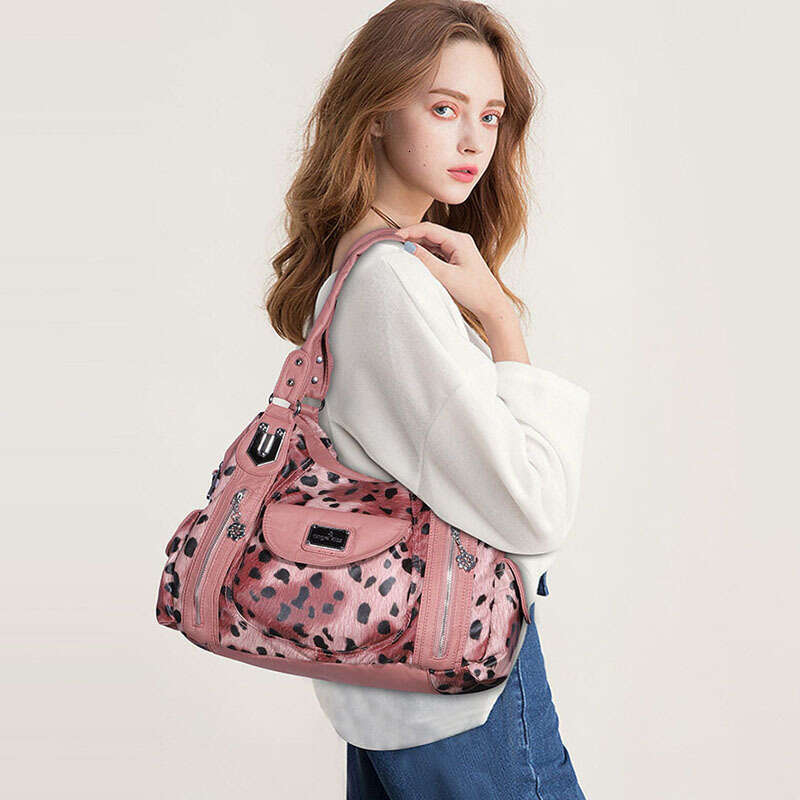 Angel Kiss Brand Women Niche European and American Leopard Print Ladies Handbag Trendy Shoulder Crossbody Bag Wholesale