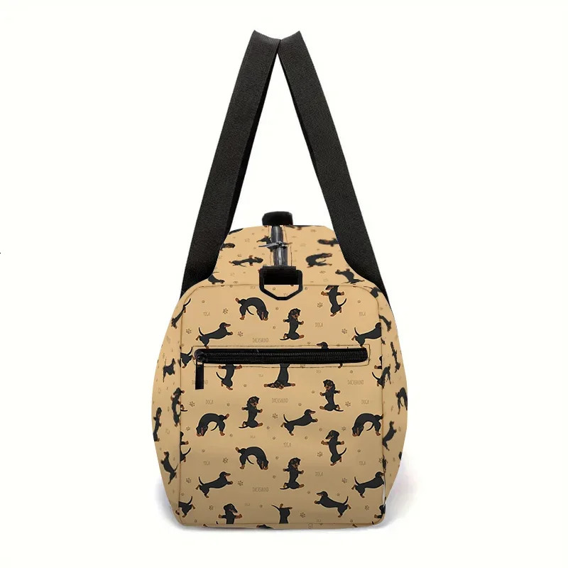 Puppy Large Capacity Luggage Bag Gifts 3D Cartoon Travel Duffels Hand Bag 250903