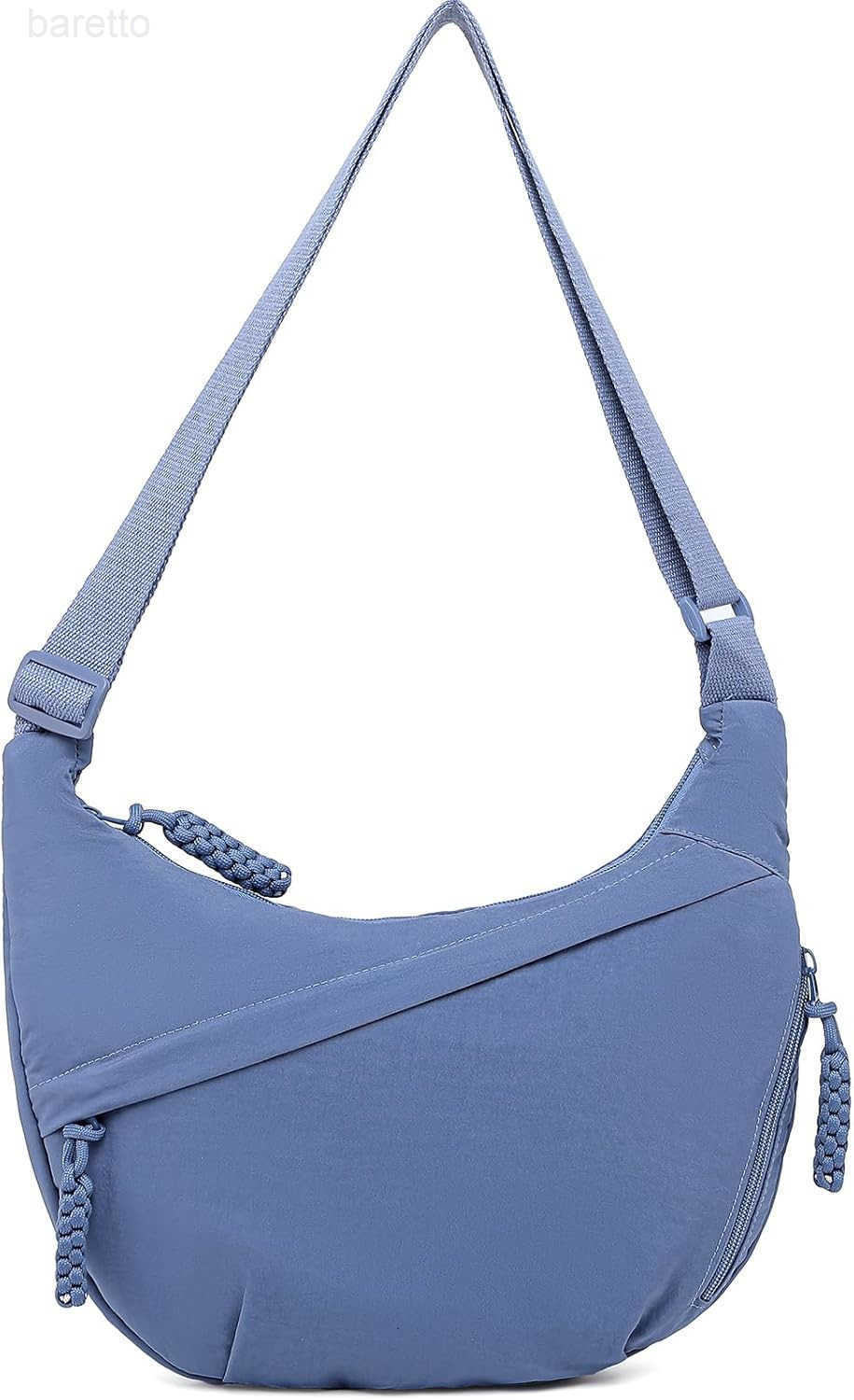 Crescent Crossbody Bags for Women Nylon Slouchy Sling Hobo Bagpacious Dumpling Shoulder Handbag Cross Body Purses M250903