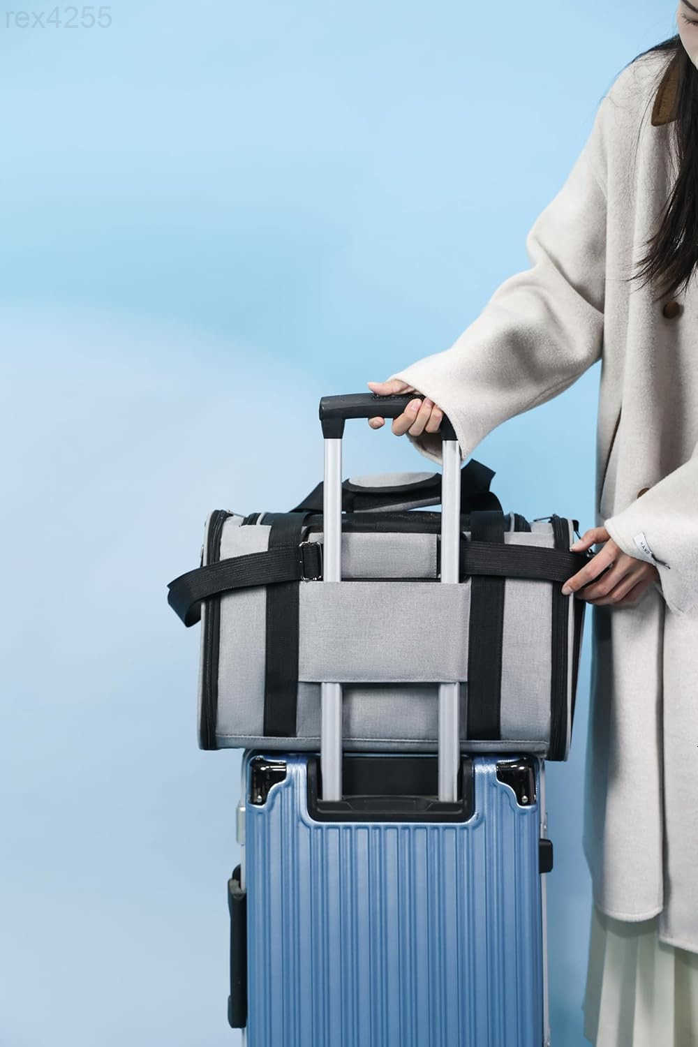 Cat Dog Carrier for Small Medium Pets up to 18 Lbs Lightweight Portable Pet Bag TSA Airline Approved Carrier Soft Sided Cat Bag Collapsible Travel Car