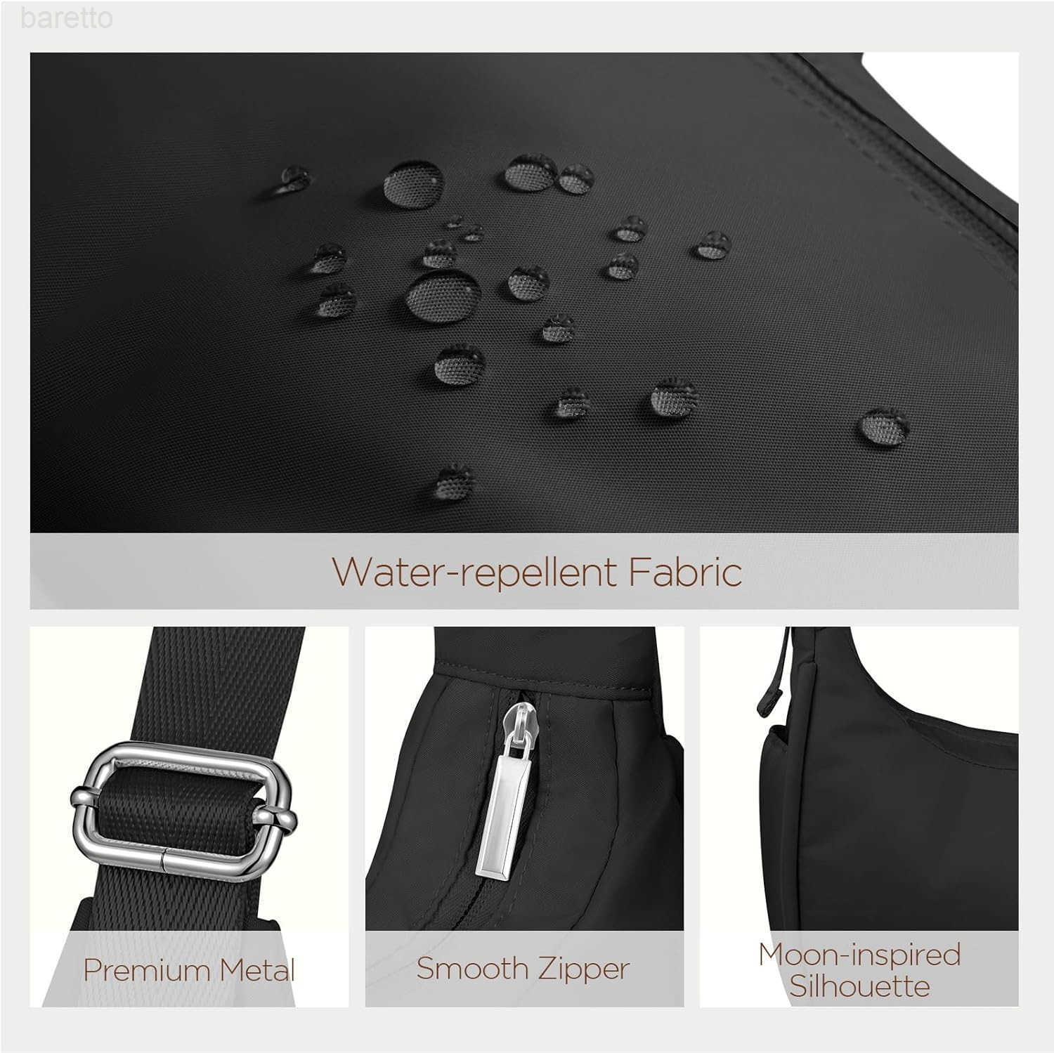 Mini Shoulder Bag Women Nylon Crescent Bag Underarm Shoulder Purse Womens Shoulder Handbags Small Tote Bag M250903