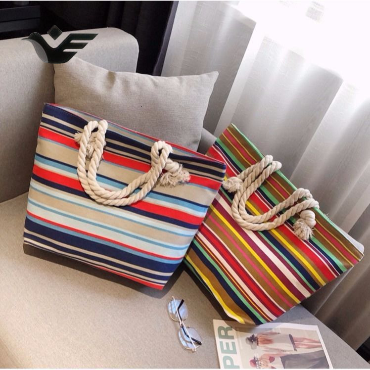 Feiyan Free Shipping New Designer Bag Luxury Shopping Bag New Canvas Bag Women's Shoulder Handbag Simple Versatile Large Capacity Jute Shopping B
