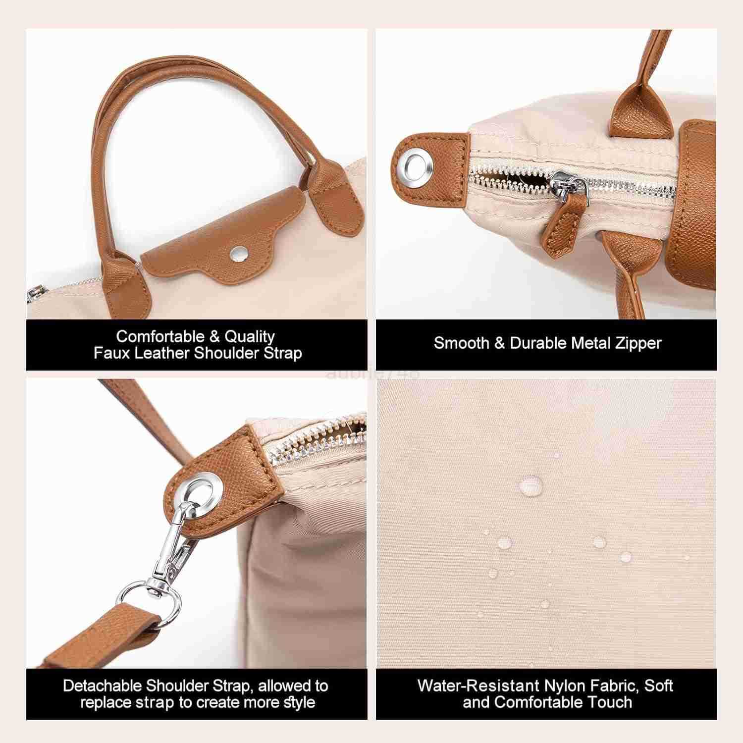 Mini Crossbody Bag for Women Casual Lightweight Small Nylon Tote Bag Ladies Shoulder Purses Handbags With Strap M250904