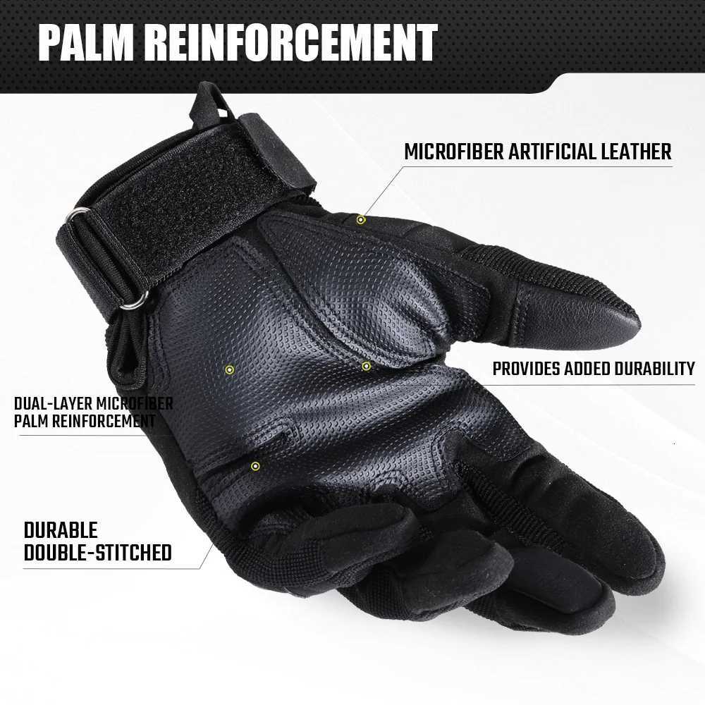 Outdoor Tactical Gloves Touch Screen Sport Motorcyc Hard Shell Cycling Hunting Shooting Hiking Cam Combat Work AntislipXJ250904