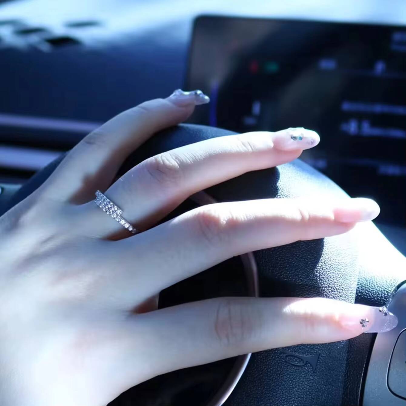 Wholesale D Color Lab Grown Diamond Ladies Ring Fine Jewelry 925 Sterling Silver Women Moissanite Finger Ring