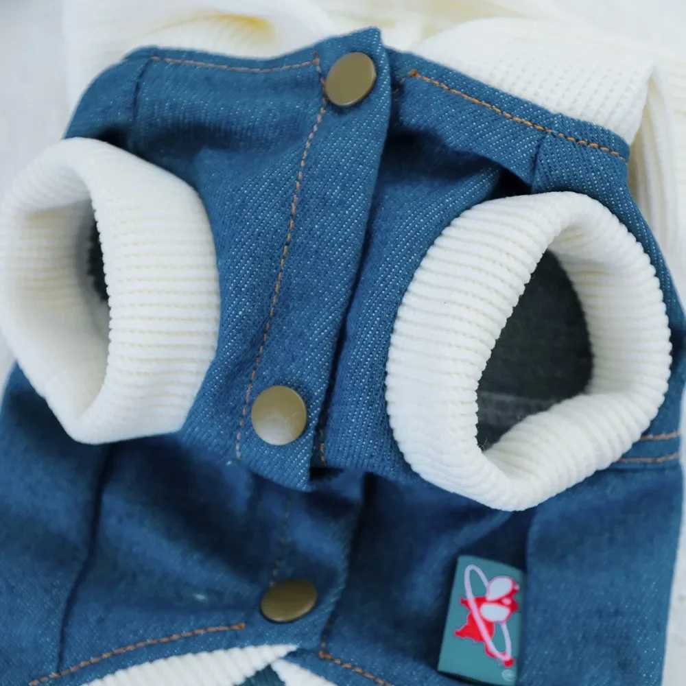 Pet Coat Clothing Dog Hooded Denim Clothes Embroidered Champion Handsome et Suitable for Small Medium Dogs Cats Boys Girls W250904