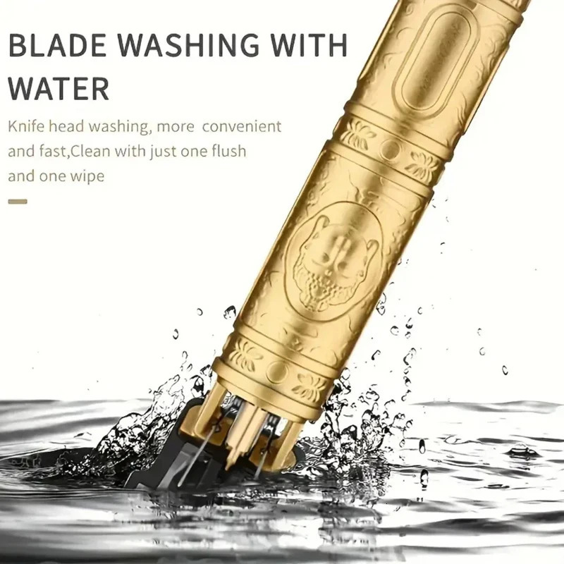 Electric Vintage Shaver Barber Cordless Hair Cutting Machine USB Charging Trimmer Portable Clipper Suitable For Men 250825