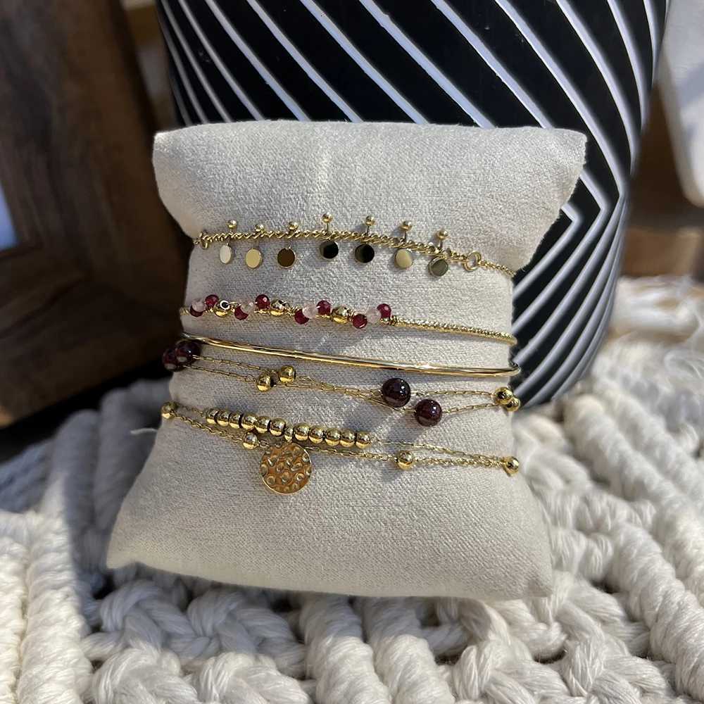 WILD FREE Tren Stainl Steel Bracelets for Women Vintage Sweet Charms Cuff Bangle Jewelry Set Gifts WaterproofXJ250904