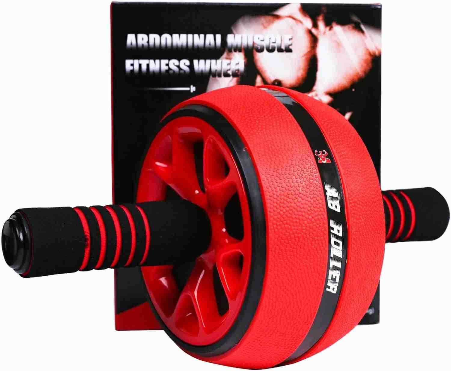 AB Wheel Roller Exercise Abdominal Wheel Fitness for Gym Home Workout StrengthTraining Equipment with Knee Pad W250904