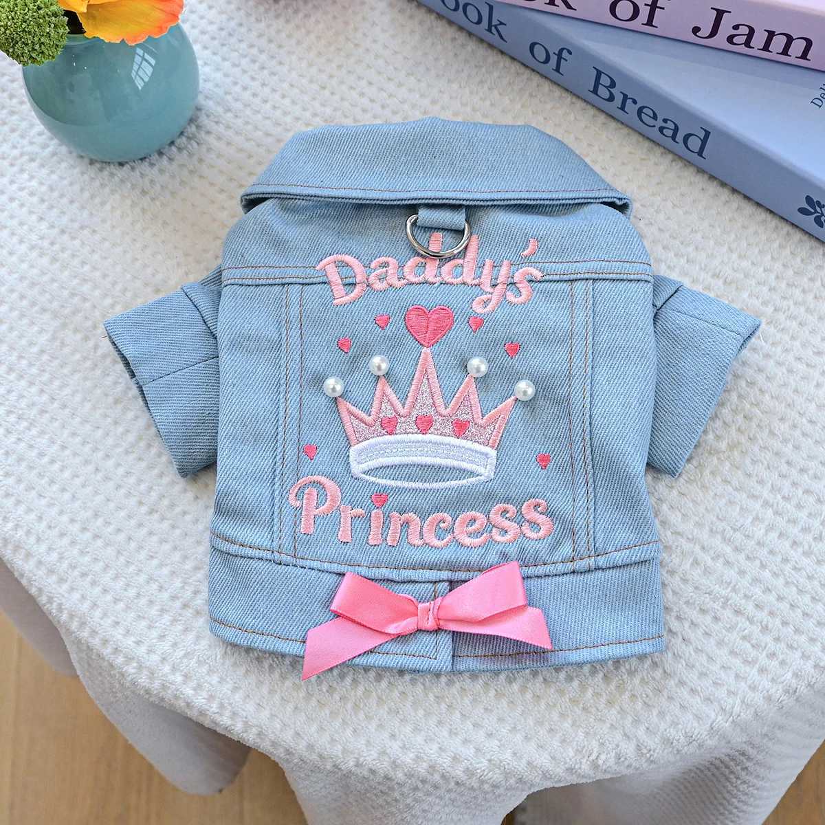Little Princess et Pet Clothes Dog Cat Antihair Loss Summer Blue Handsome Towable Vest W250904