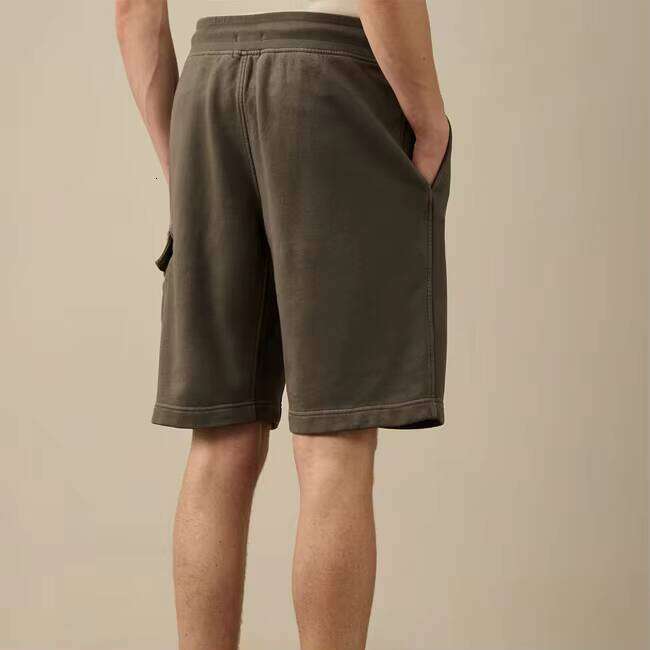 New Jogger Breathable Mid-Waist Casual Solid Pattern Sweat Shorts with Pockets for Running Training Exercise